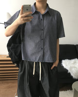 Shore Stripe Short Sleeve Shirt