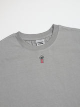 ドゥードゥルスカルTシャツ - グレー