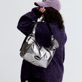 LUNA SHOULDER CROSS BAG_METAL