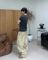 フェレール ヴィンテージ リブド ヘンリーネック ショートスリーブ Tシャツ