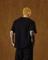 Uncaged Slogan T-Shirt/Black