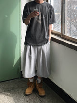 Crescent Moon Pigment-Dyed Oversized Short-Sleeve Tee