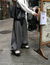 No.1582 wool 70 セットダートワイドスラックス (3color)