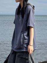 mesh hood short sleeve