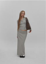 [MADE] Polping Folding Long Skirt