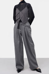 Ronane String Pocket Unbalanced Vest
