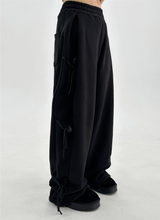 [FAST SHIPPING❤] SIDE PINTUCK PLEATED RIBBON PANTS - 10 COLOR♥