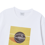 25SS SQUARE BASKETBALL SHORT SLEEVE T-SHIRT WHITE