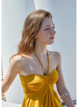 Rosie Top and Bottom Set Yellow&Charcoal