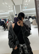 Wibird Pigment Supima Two-Way Hooded Zip-Up