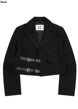 IKE SETUP SIDE BELTED BLAZER JACKET