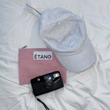 Étang Denim Pouch set | Pink