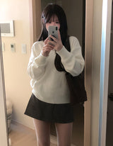 Checkered Mini Skirt Pants (2colors)