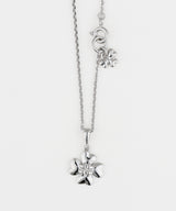 ダブルクローバーネックレスSV (925 silver)