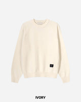 Number Patch Round Knit