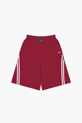 ソリッド バミューダ ショーツ レッド