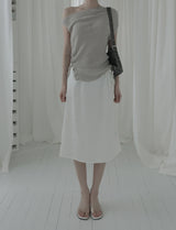 Roche Flower Jacquard Midi Skirt