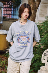 26SS★ピーチ サマー ピグメント ショートスリーブ Tシャツ