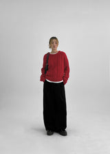 [MADE] Warmben One-Tuck Fleece Wide Cotton Pants