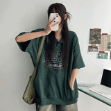 Domt カラー半袖Tシャツ