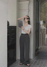 [MADE] Office, Flare Silhouette Summer Slacks Pants