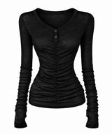 エンジェル シャーリング トップ (2color)