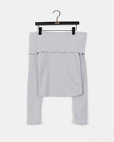 ヘーゼン フェミニンフィット オフショルダー ニットTシャツ