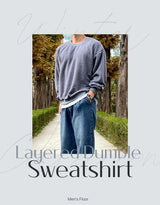 Unisex layered Dumble sweatshirt