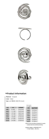Sculpt Spiral Ring