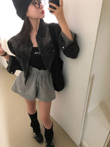 [BELLIDE MADE] クロップドデニムショートジャケット