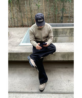 Two-line wide pants