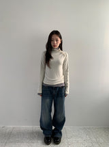 ソヤンデニムワイドパンツ