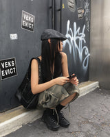 メッシュホルタートップ