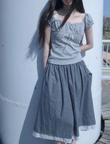 hazel scarf tee
