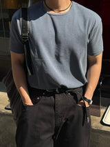 アーバンピグメントクロップマスクルTシャツ