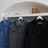 ASCLO Back Button Denim Jacket (3color)