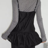 Unbalanced Ruffle Bustier - 2colors