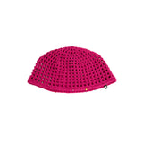 Crochet Net Beanie (pink)