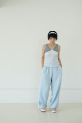 POPPY TWEED PANTS (BLUE)