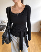 [ORIGINAL] Ockham Layered Wrap Sleeveless T-Shirt