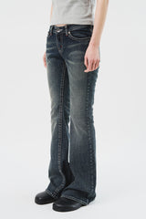 (W) Petti Low Bootscut Denim (2color)