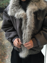 Kotor Raccoon Fur Quilted Mustang 3C