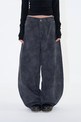 Mora paisley curved pants