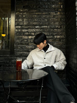 INF High-neck cardigan