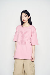 25SS SOLO RABBIT ALIEN SHORT SLEEVE T-SHIRT LIGHT PINK