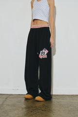rd check pants (black)