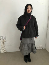 Le Hairi Half-Neck Quilted Coat (2 Colors)