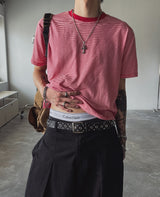 Norby Crop Stripe Short Sleeve T-Shirt