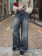 ベニールースワイドデニムパンツ