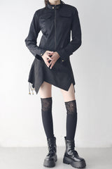 Nessie Strap Biker Jacket